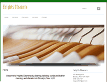 Tablet Screenshot of heightscleaners.net